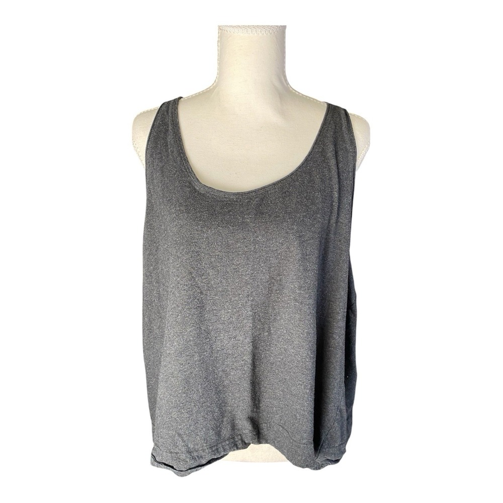 Pact Organic Cotton Tank Top Gray Size 2XL Women's Workout Gym Minimalist